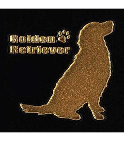 Amazon.co.jp: 蒔絵シール DOG 「ゴールデンレトリバー（かけあし）金