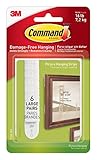 Command Picture Hanging Strips Large White 6-Pairs (17206-6ES) [並行輸入品]