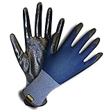Stanley S68922 Machine Knit Polyester Nitrile-Coated Gloves Medium [並行輸入品]