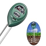 Soil Moisture Meter,3-in-1 Soil Moisture Meter Probe,Light,pH/Acidity Meter Plant Tester for Gardeni