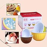 私の家族 4 本入りパンプキン ボウル多彩なミキシング ボウル料理パン焼きボウルを裂ける