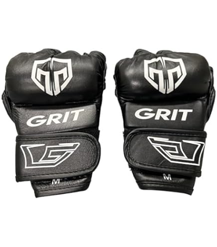 Amazon | GRIT SOFT CUSHION SAFETY MMA GLOVE 2106 BK/BL