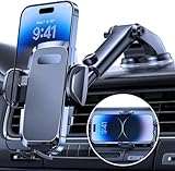 スマホホルダー 車 車載ホルダー 【安定性アップ】Tovsol 車載用 スマホスタンド 2in1 超強力吸盤 携帯ホルダー 送風口兼用