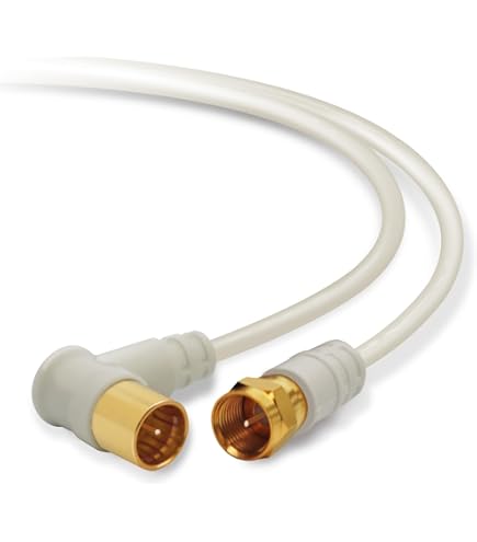 Amazon | マスプロ電工 家庭用TV接続ケーブル ストレート型プラグ・L型