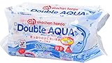 Super Double AQUA (ダブルアクア) たっぷりの水で洗い流す おしりふき 55枚×2個 厚手タイプ