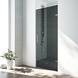 Vigo Soho 28 to 28.5-in。調節可能なフレームなしシャワードア.3125-in。シアーブラックガラス、クロームハードウェア 28/Sheer Black VG6072CHBLK28