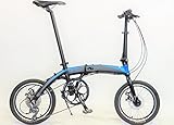 限定入荷！16インチ 折り畳み自転車 軽量10ｋｇ切り！美しい一体成形ハンドルポスト 　FX16D