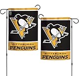 WinCraft NHL Pittsburgh Penguins 12 x 18インチ両面ガーデン旗