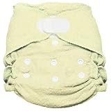 Imagine Baby Products Rayon From Bamboo Fitted Hook and Loop Diaper, Marigold by Imagine Baby Produc