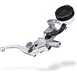 デイトナ(Daytona) NISSIN(ニッシン) バイク用 ブレーキマスターシリンダー 横型 11mm シルバーボディ/バフクリアー ショートレバー 26854