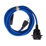 Swag Light - Hanging Pendant Light Cord Kit by Color Cord Company - Choose from multiple colors - Co