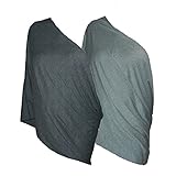 Quality Nursing Cover Scarf SET - 2 Chic Infinity Scarves - Comfortable Breastfeeding Privacy - Valu