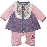 【春物】 CHILD CHAMP(チャイルド チャンプ) 接結天竺×ドビーダンガリー スカート付カバーオール 70cm /PP NO.C-86161506