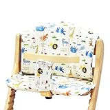 大和屋 すくすくチェア EN チェアクッション アニマルズ ポリエステル 6か月 日本製
