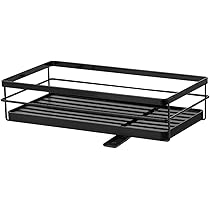 シンク上 伸縮 システムラック tower ブラック 5点セット シンク上 伸縮 システムラック tower ブラック 5点セット 楽天