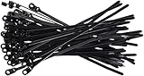 Thomas and Betts TY35MX Cable Tie, UV Resistant Nylon, 50 lb, 8", Black [並行輸入品]