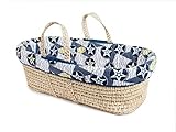 Tadpoles Moses Basket and Bedding Set Blue Star [並行輸入品]