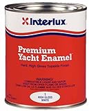 Interlux Yachtエナメルボートペイント、セミグロスホワイト、QT y220 / QT