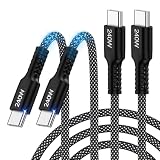 GAEF タイプC 充電ケーブル 240W PD3.1対応 超高急速充電&データ転送 1.8m 2本 長い USB C ケーブル C to C 耐久ナイロン Type-C 急速充電けーぶる iPhone 17/16/15シリーズ、iPad Pro/Air、MacBook、Galaxy S26、AQUOS sense8、OPPO、Xiaomi17、Google PixelなどUSB C機種対応