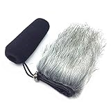 TSUCIA ガン マイク 用 ウインド ジャマー ＆ ウィンド スクリーン セット (ショート・12cm)