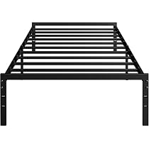 Amazon｜ベッドフレーム シングル 耐荷重350kg メタル シングルベッド