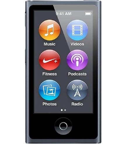 グレイ iPod nano 第7世代 16GB アイポッドナノ 本体 m iPod nano Apple アップル アイポッド ナノ 16GB USED美品 第7世代