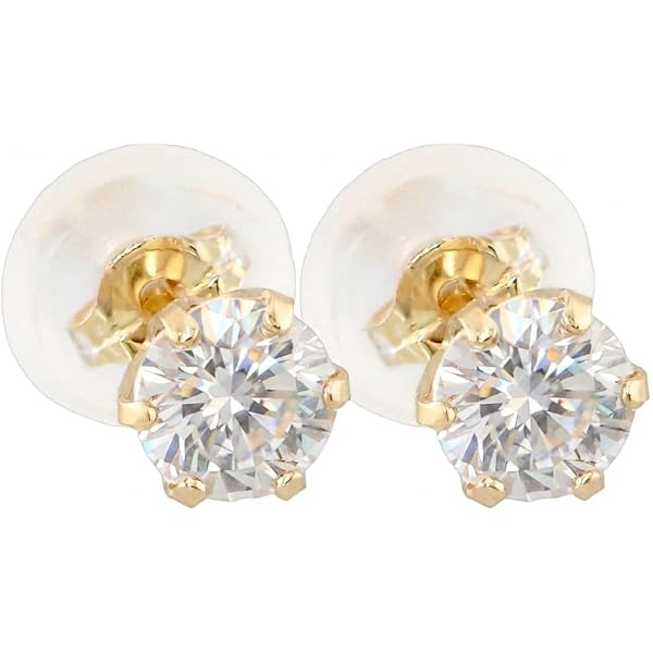 Amazon | SHIPPO KYOTO 天然ダイヤモンド計0.10ct スタッドピアス