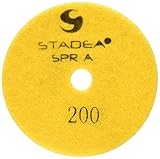 Stadea DPPD04SPRA200G1P Dry Marble Diamond Polishing Pad for Marble Granite Glass Travertine Concret