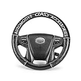 ギャルソン DAD ハンドルカバー ロイヤルステアリングカバー モノグラムレザー S ブラック D.A.D HA212-01