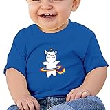 1つの2 1幼児新生児ベビー可愛いユニコーン半袖Tシャツ6 – 24か月で5色 6 Months ブルー