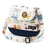 元気にお出かけベビーショルダーバッグ　サバンナ横断どうぶつ大行進（生成）　B1701000　日本製