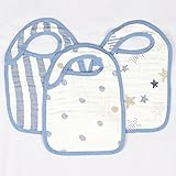 (エイデンアンドアネイ) aden+anais スタイ よだれかけ スナップ ビブ 12.rock-star【7112】【3枚セット】