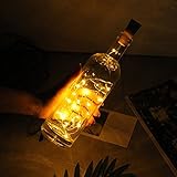 teepaoワインボトルライト、電池式ストリングライトのコルクのコルクのボトルコルクソーラー妖精文字列銅ワイヤライト防水庭、パティオ、ウェディングパーティーデコレーション 6025779895026