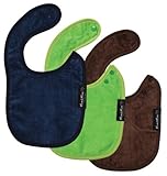 Infant Wonder Bib, - Navy, Lime, Chocolate by Mum2Mum