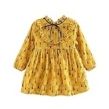 Cutelove　ドレス　ワンピース　プリンセスドレス　長袖　女の子　ベビー　ガールズ　赤ちゃん　幼児　ベビー服　秋冬　可愛い　素敵　カジュアル　普段着　素敵　韓国　チュチュベビー　暖かい