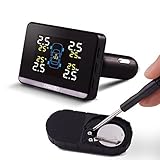 Hain@ Cigaratte Lighter Car TPMS Tyre Pressure Monitoring System Diagnostic Tool with 4 Internal Sen