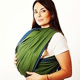 Woven Wrap Baby Carrier for Infants and Toddlers (Fern) by Hip Baby Wrap [並行輸入品]