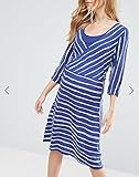(エイソス) ASOS ママリシャス ストライプワンピース・ドレス Mamalicious Stripe Dress With 3/4 Sleeve (並行輸入品) totomall