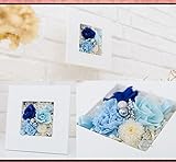 プリザーブドフラワー 3wayフレーム (ブルー)