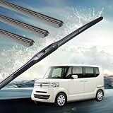 YouCar N-BOX JF3 JF4 H29.9- ワイパー 替えゴム ワイパーゴム 交換 互換品 天然ゴム 運転席 助手席 リア 3本セット カスタム パーツ