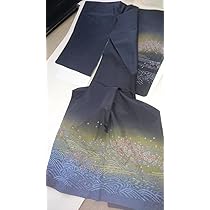 ４．美品 着物　紺系 下方桜 １６３㎝ 防虫防カビ スーパーゆーびガード加工済 Amazon.co.jp: 4． 着物 紺系 下方桜 163㎝ 防虫防カビ