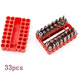 Happy E-life 33 Pcs Magnetic Tamper Security Screwdriver Bits Set with Magnetic Extension Bit Holder