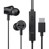アクティブノイズキャンセリング搭載 USB Type-Cコネクタ ステレオイヤホン ブラック PG-SECE5BK1 Premium Style