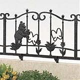 LIXIL 新日軽　ディズニーフェンス　プーさんA型　本体　　【リクシル】　【アルミフェンス　柵】 ブラック