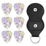 プロジェクトセカイ 草薙寧ギターピック エレキギターピック プラスチックピック ギター用 ティアドロップ型 人差し指 ピック 収納ケース付き 滑り止め プラスチック製 音楽 楽器モチーフ 絶妙なクラフト 6枚セットGuitar Pick