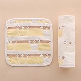 抱っこひも用（よだれカバー）　よだれパッド 8重ガーゼ 無添加 100％綿 2set販売（2枚×2set）になりますD Style