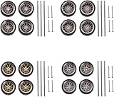 1/64スケール 車ホイール カーホイール トラック用 合金 タイヤ モデルカーパーツ 4セット