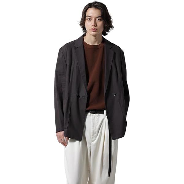 Amazon | [ナノ・ユニバース] ルーズフィット3Bテーラードジャケット L