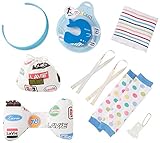 My Plate-Mate a13マイプレートメイトギフトセットピンクドアストッパークジラ 腹巻きボーダー