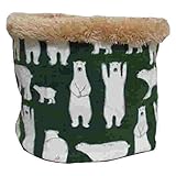 (ファクトリーモカ)Factorymoca ネックウォーマー　帽子 大人用 くまとボア M(58cm)